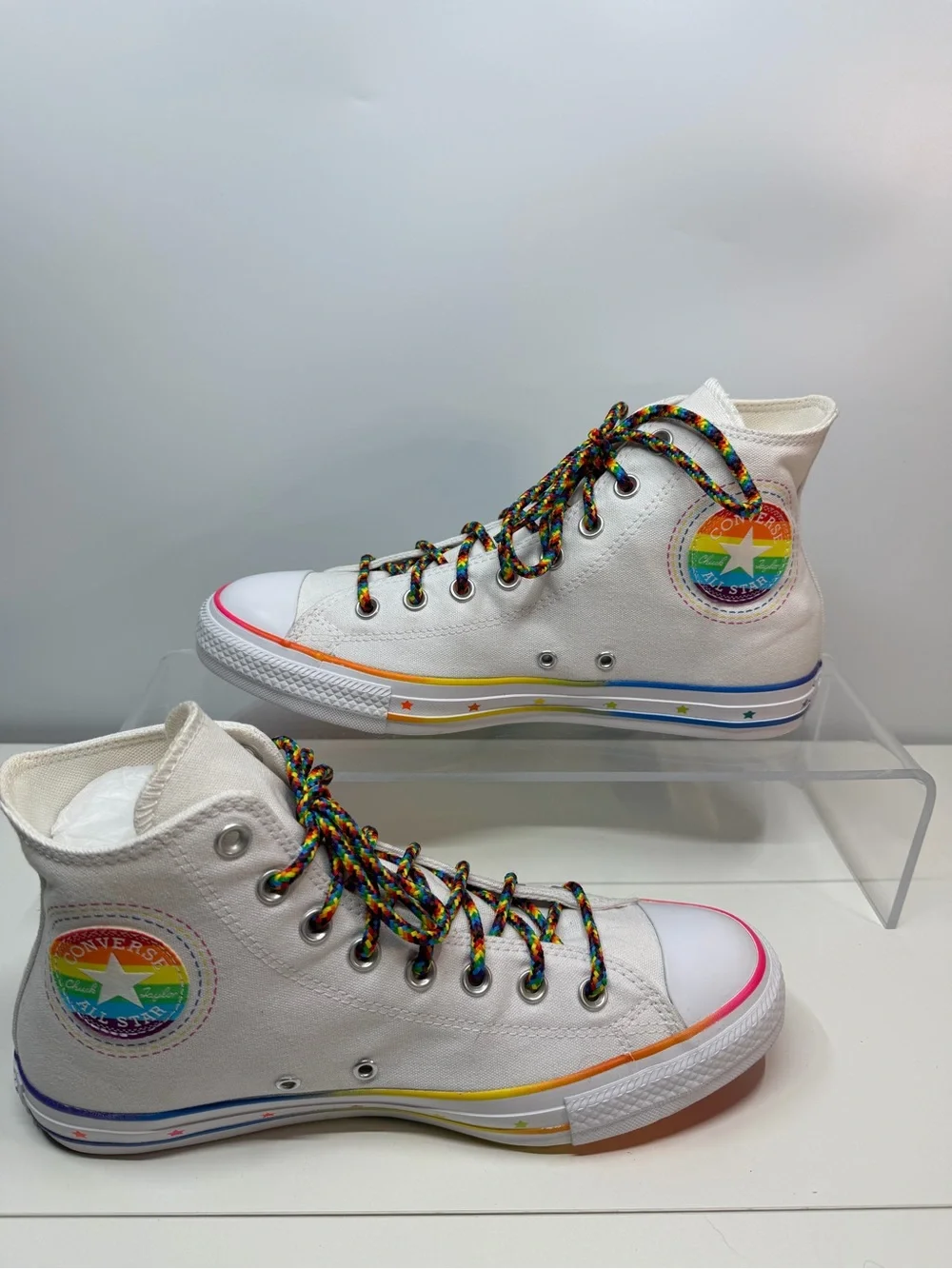 Title: Converse Chuck Taylor All Star Pride High Top Sneakers Men’s 9 Women’s 11